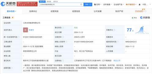 林洋能源等在江蘇成立能源公司 注冊(cè)資本2000萬元，助力技術(shù)推廣服務(wù)